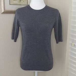 Banana Republic zip up back s/s sweater